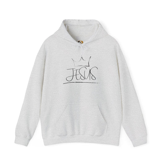 King Jesus Hoodie, Faith Sweatshirt, Religious Gift, Cozy Unisex Sweatshirt, Church Outfit