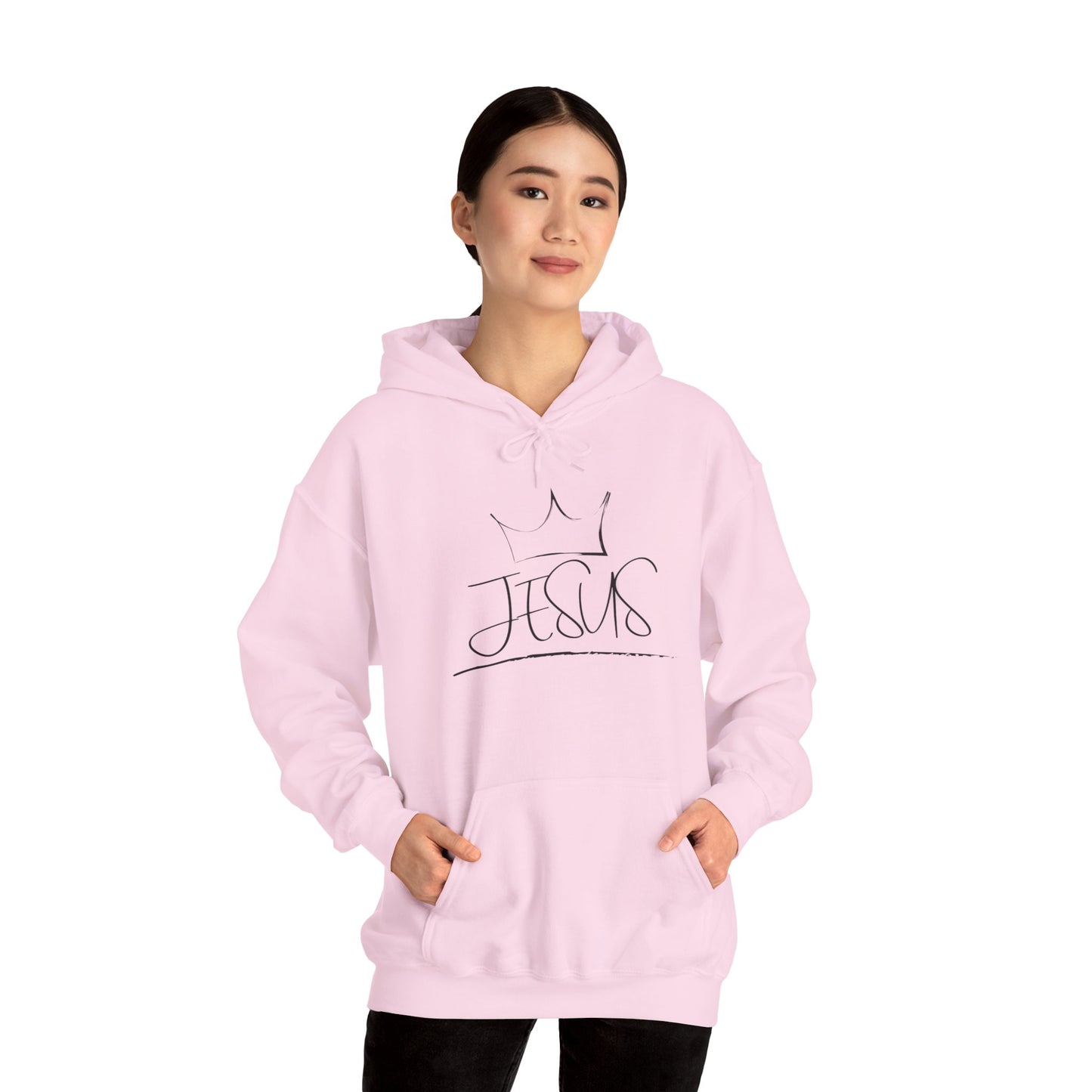 King Jesus Hoodie, Faith Sweatshirt, Religious Gift, Cozy Unisex Sweatshirt, Church Outfit