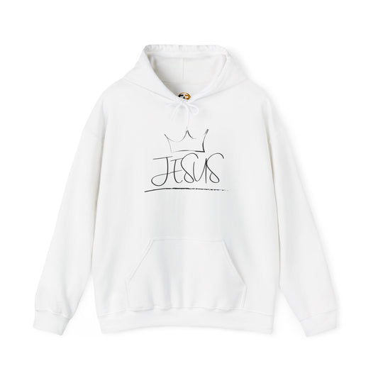 King Jesus Hoodie, Faith Sweatshirt, Religious Gift, Cozy Unisex Sweatshirt, Church Outfit