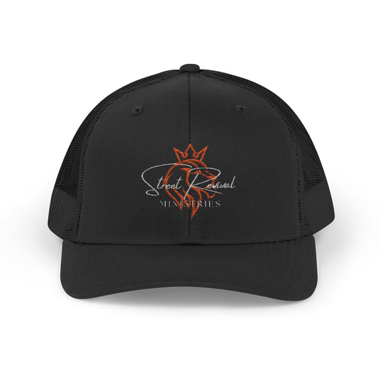 Street Revival Ministries Snapback Trucker Cap with Heart and Crown Design | Perfect Gift for Him or Her, Casual Wear, Festivals, Outdoor Adventures
